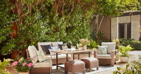 Allen Roth Patio Outdoor Patio Furniture10